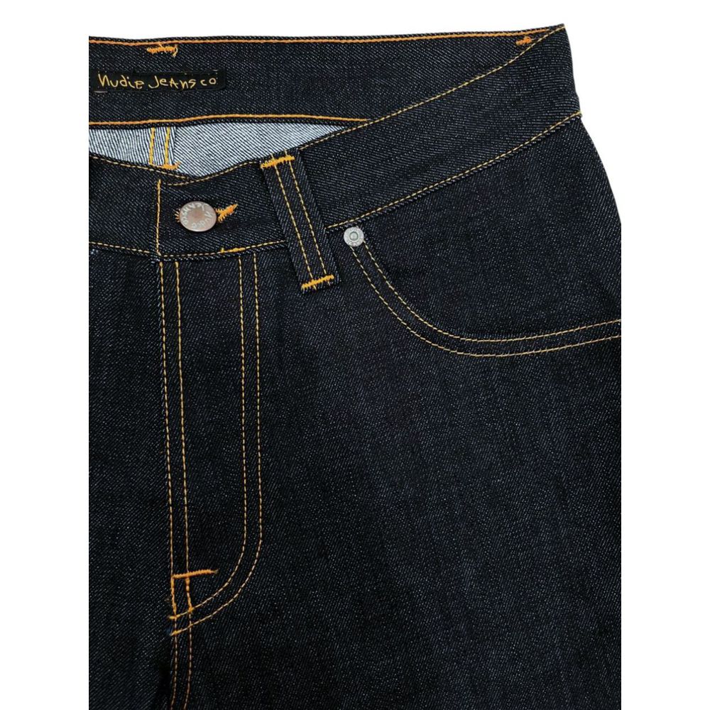 Nudie Jeans Blå Bomuld Herrejeans