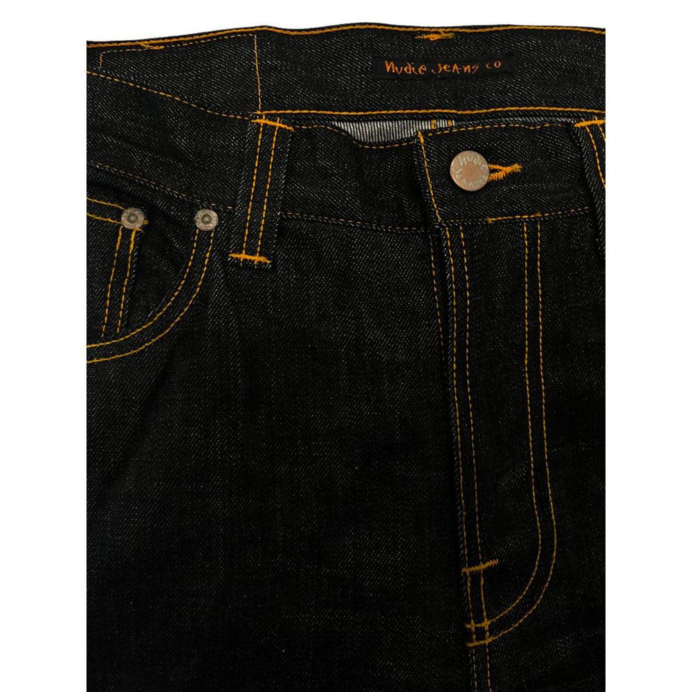 Nudie Jeans Sorte Bomuld Herrejeans