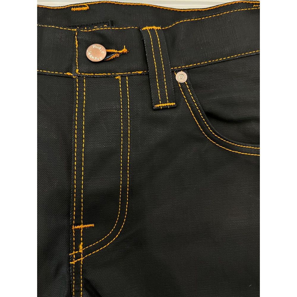Nudie Jeans sorte bomulds herrejeans