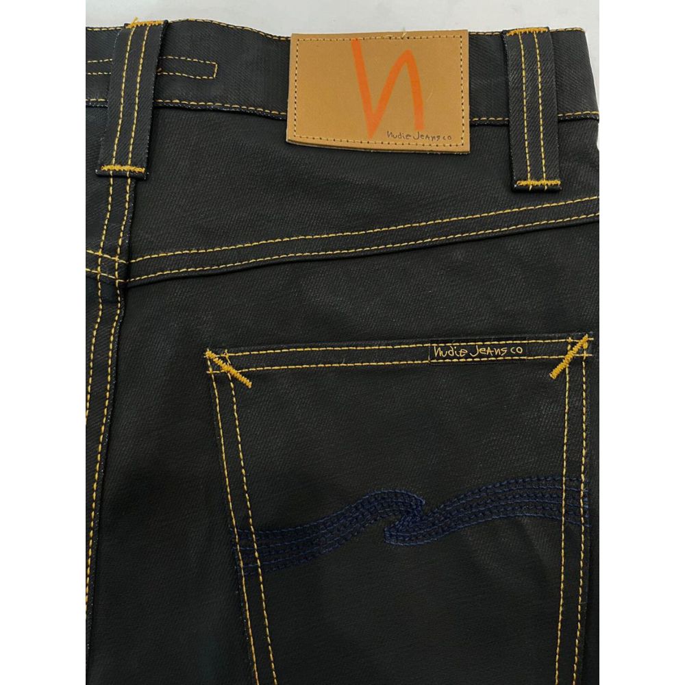 Nudie Jeans sorte bomulds herrejeans