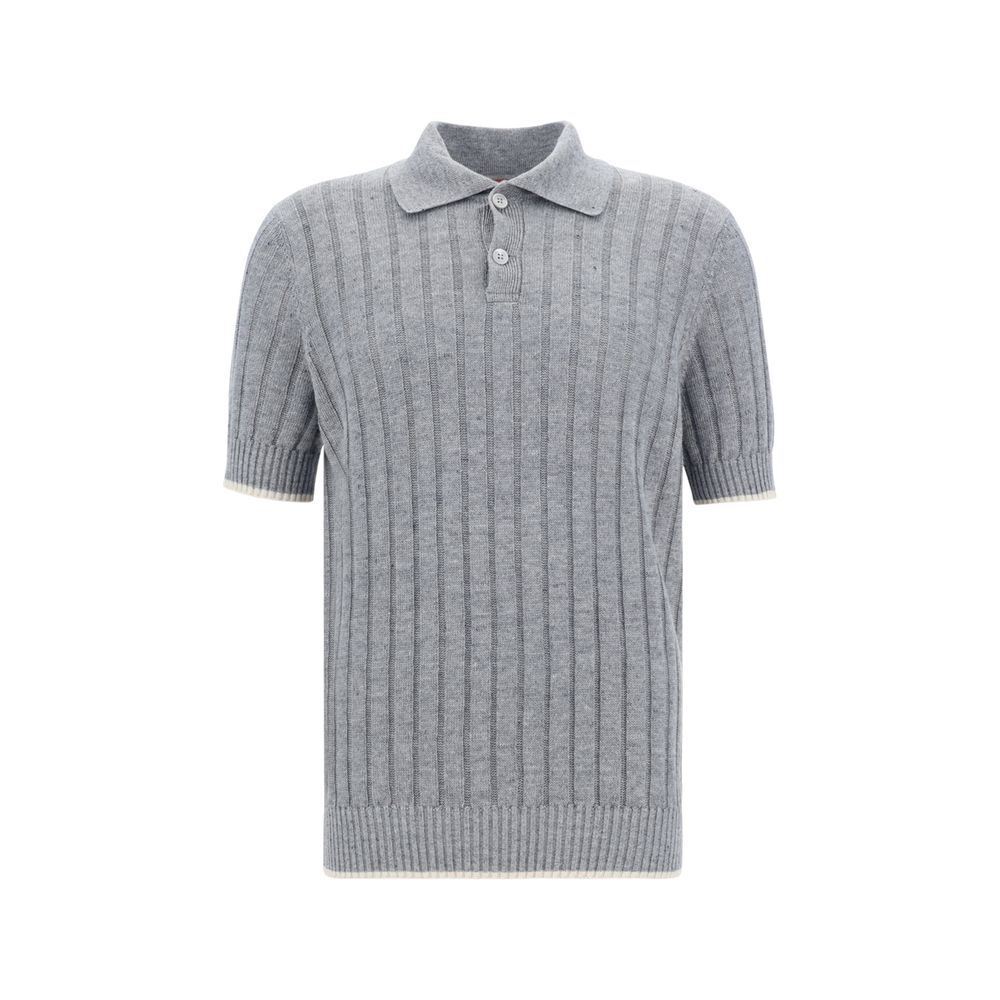 Brunello Cucinelli Ribbet Poloshirt