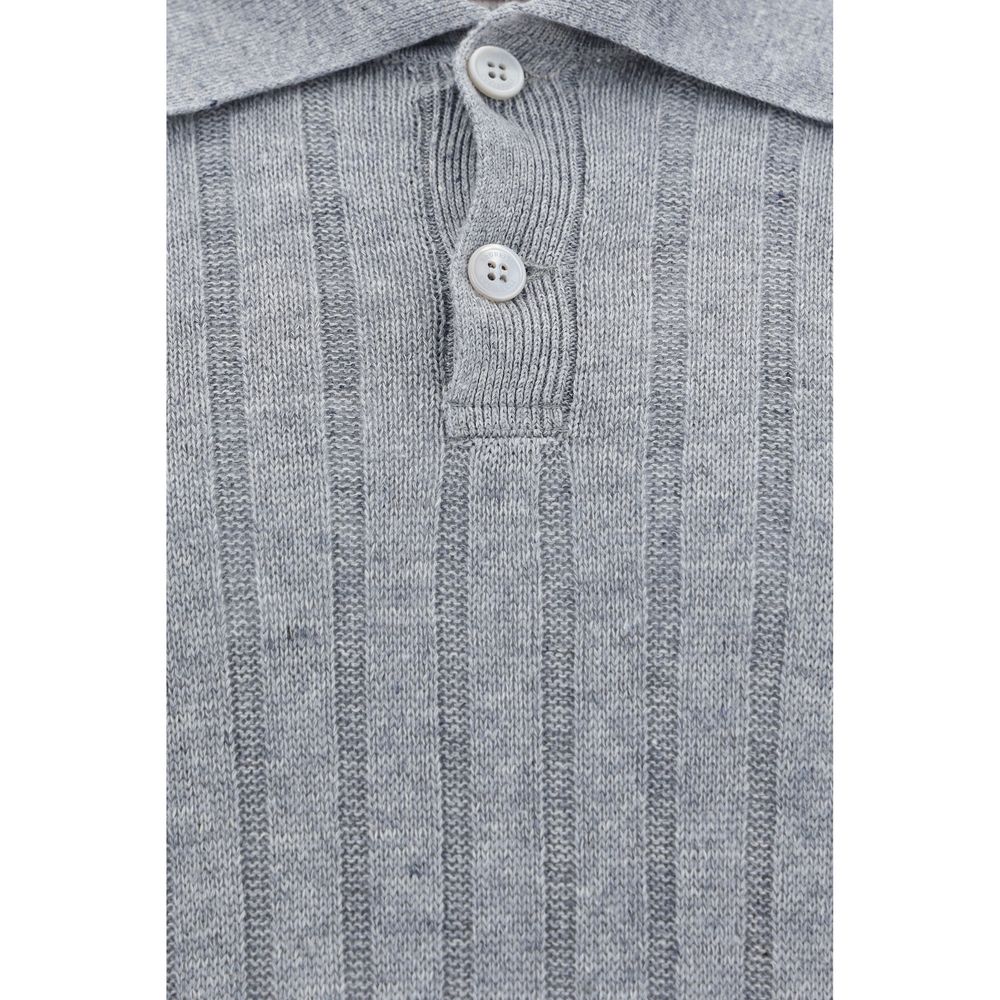 Brunello Cucinelli Ribbet Poloshirt