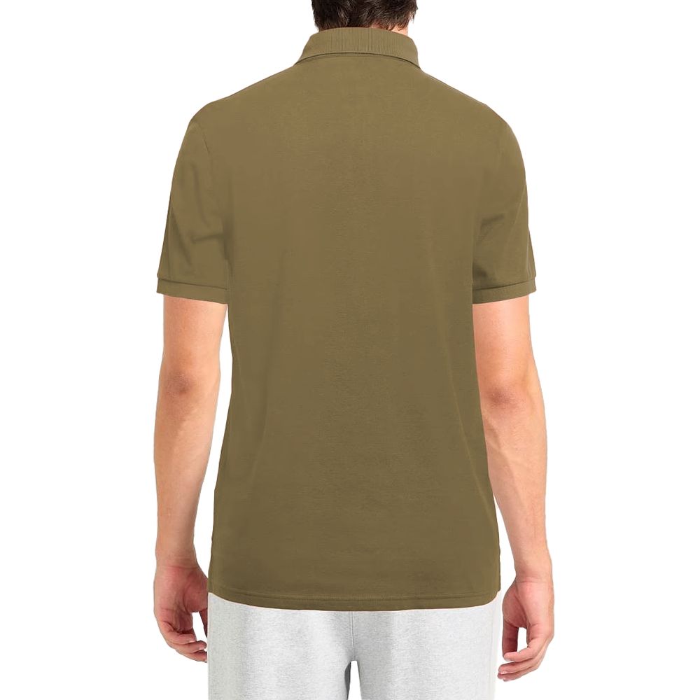 Alpha Studio Grøn Bomuldspoloshirt