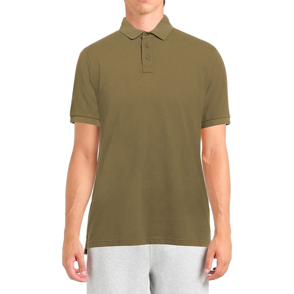 Alpha Studio Grøn Bomuldspoloshirt