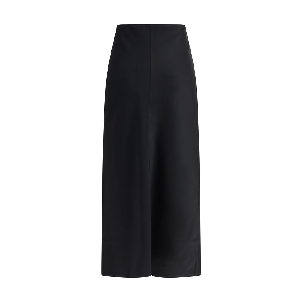 Ami Paris Satin midi nederdel