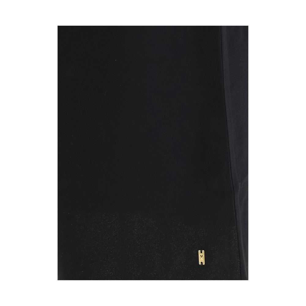 Ami Paris Satin midi nederdel