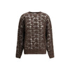 Brunello Cucinelli Perforeret sweater med pailletter