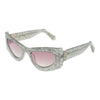 GCDS Silver Unisex Sunglasses