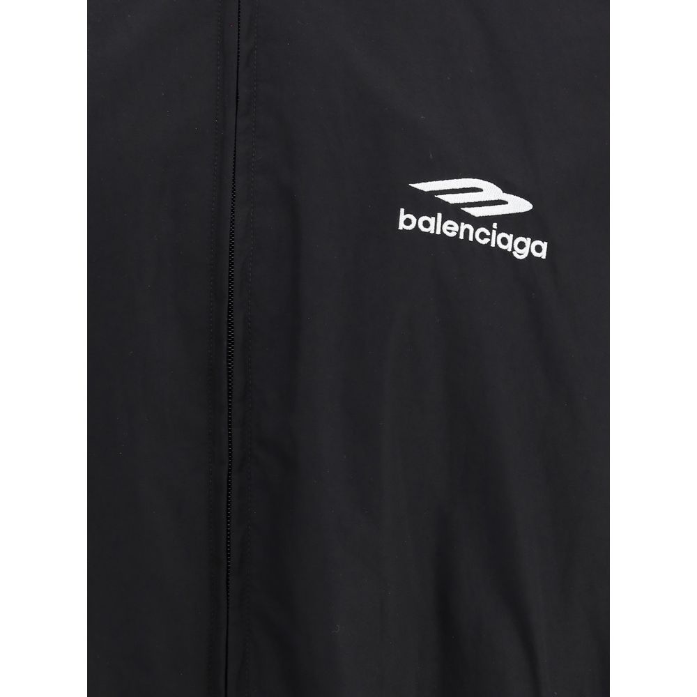 Balenciaga jakke med imiteret pelsfor