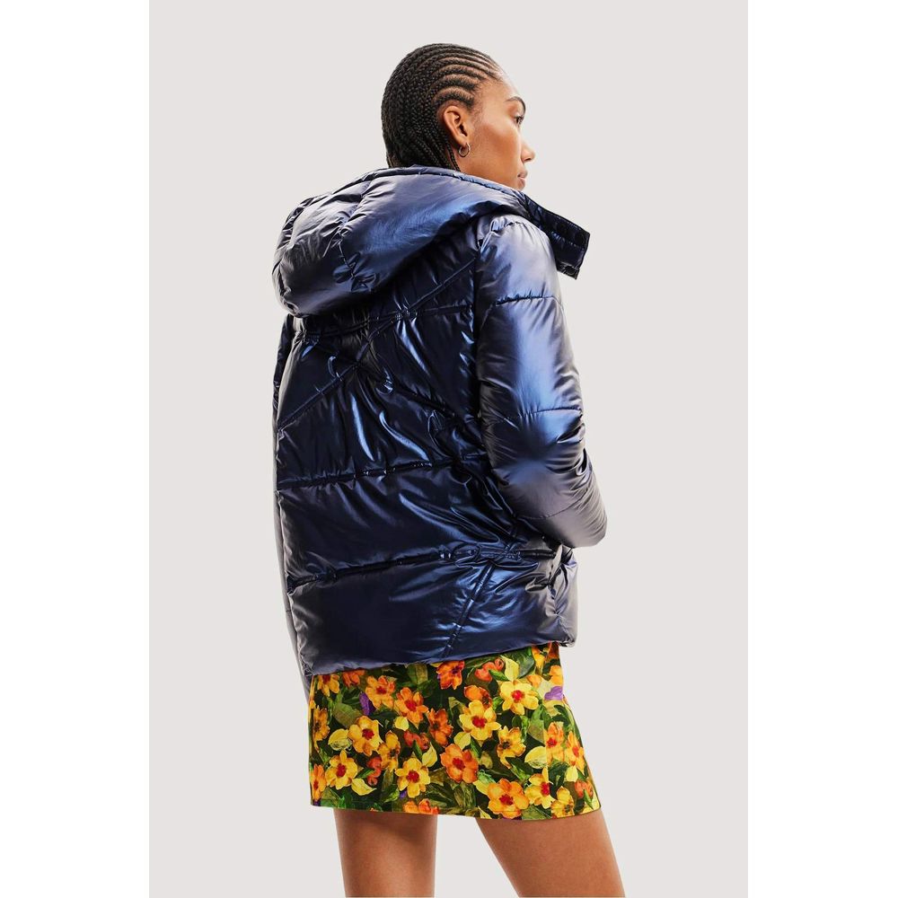 Desigual Blå Polyamid Jakker & Frakke
