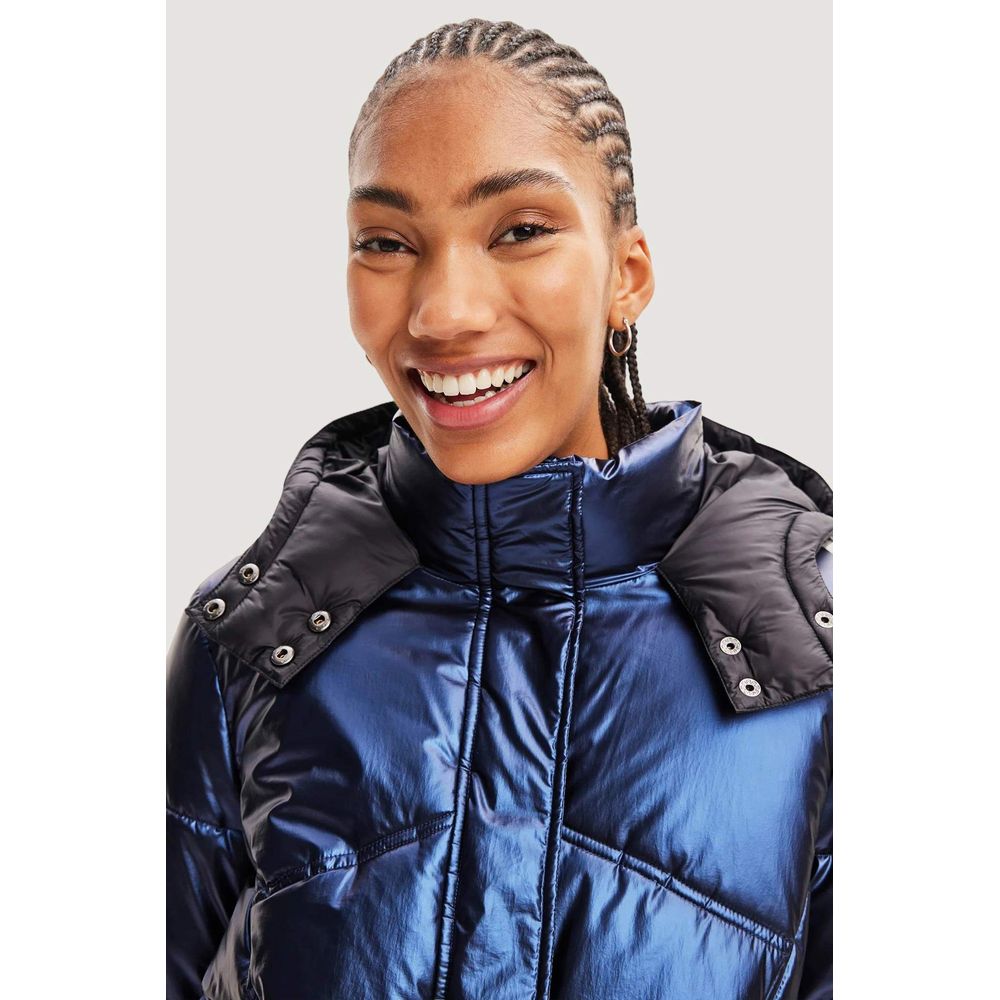 Desigual Blå Polyamid Jakker & Frakke