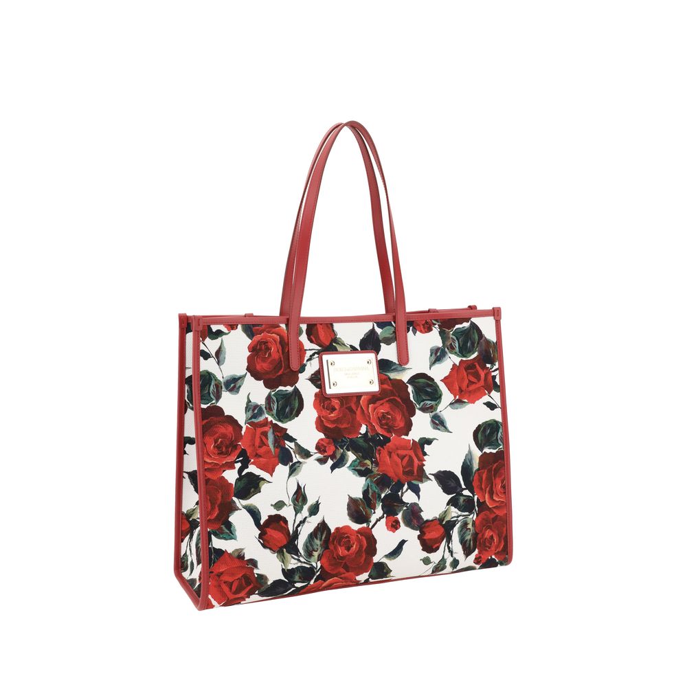 Dolce & Gabbana Blomsterprintet Tote-taske