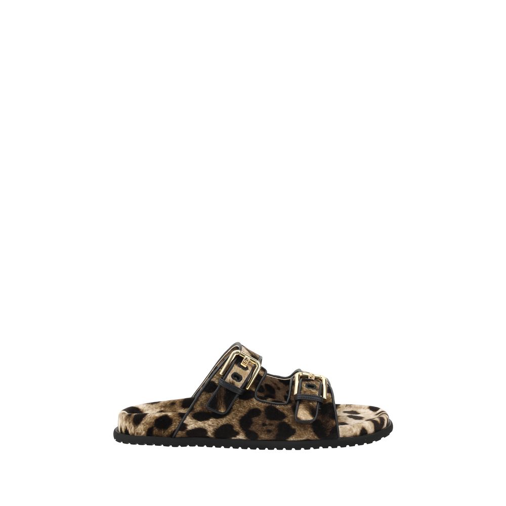 Dolce & Gabbana sandaler med dyreprint