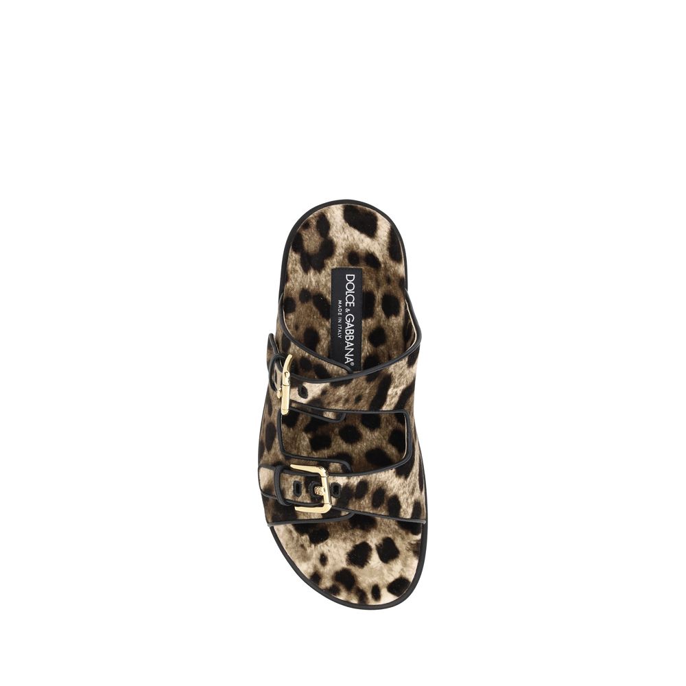 Dolce & Gabbana sandaler med dyreprint