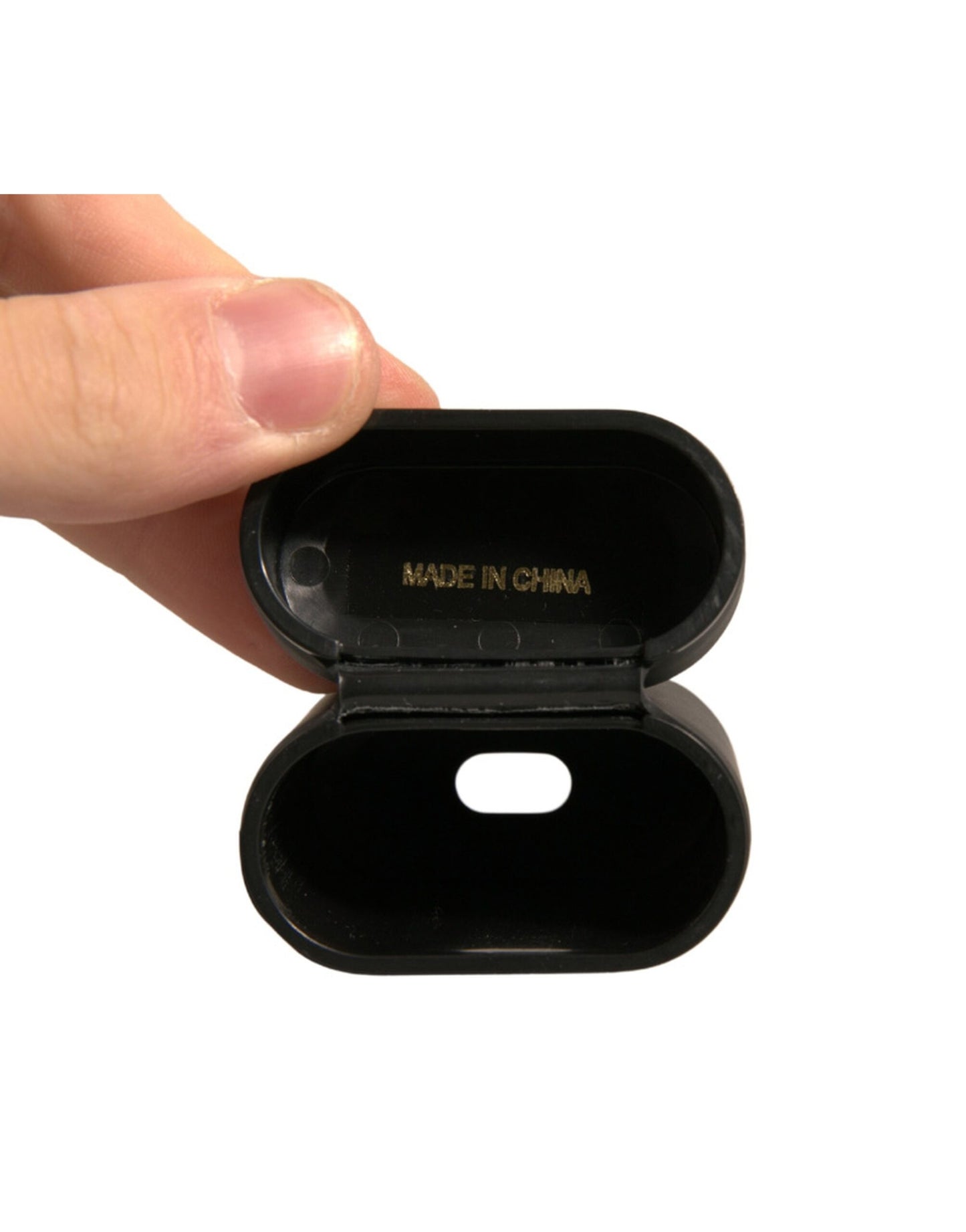 Dolce & Gabbana Sort/Hvid Silikone-Etuier til Airpods med Præget Logo