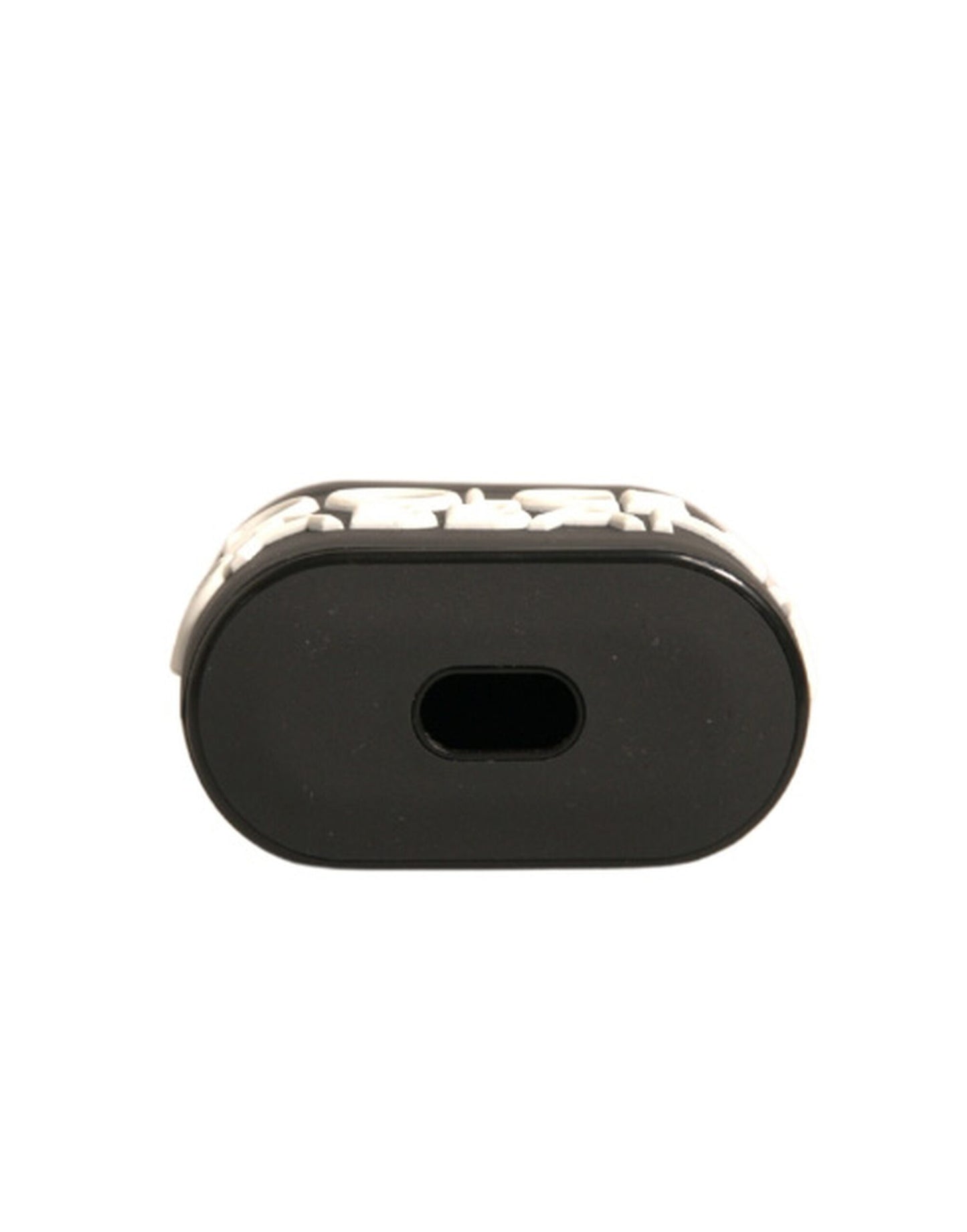 Dolce & Gabbana Sort/Hvid Silikone-Etuier til Airpods med Præget Logo