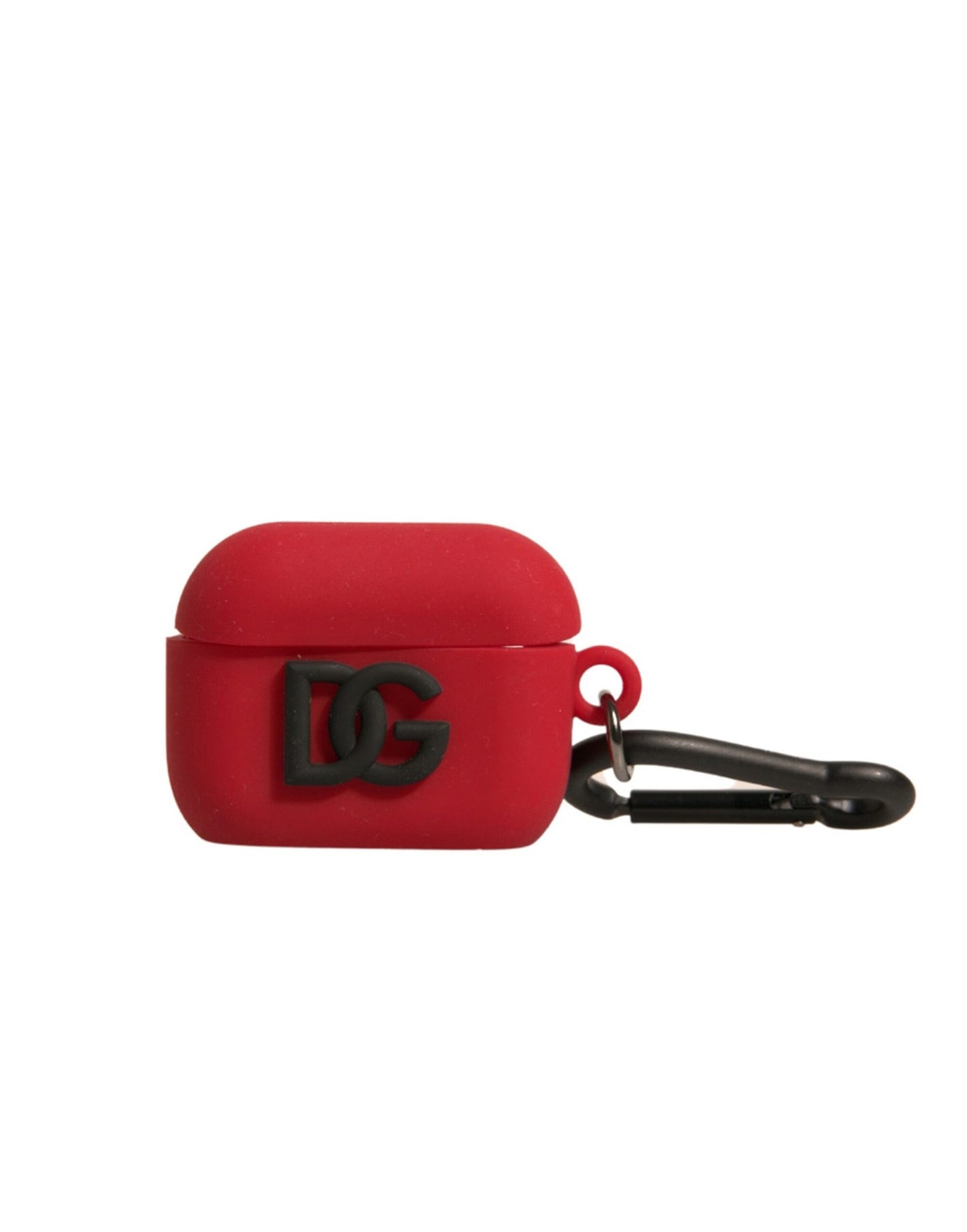 Dolce & Gabbana Rød Silikone Gummi Logo Præget Airpods Etui