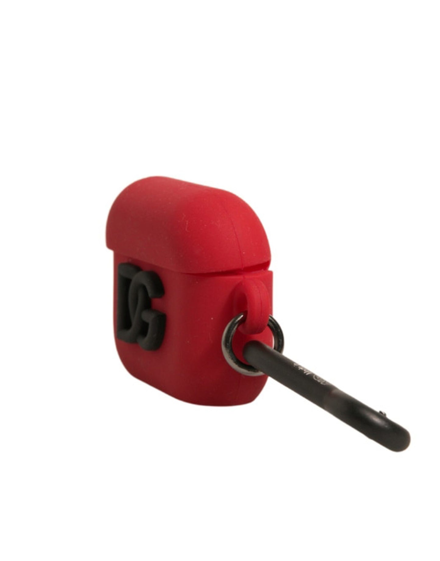 Dolce & Gabbana Rød Silikone Gummi Logo Præget Airpods Etui