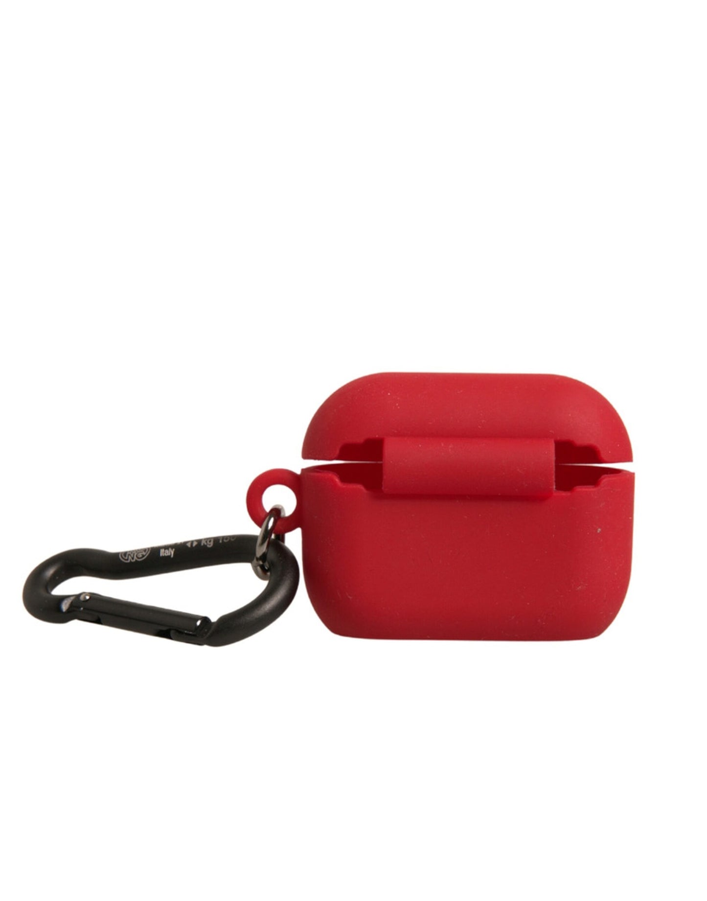 Dolce & Gabbana Rød Silikone Gummi Logo Præget Airpods Etui