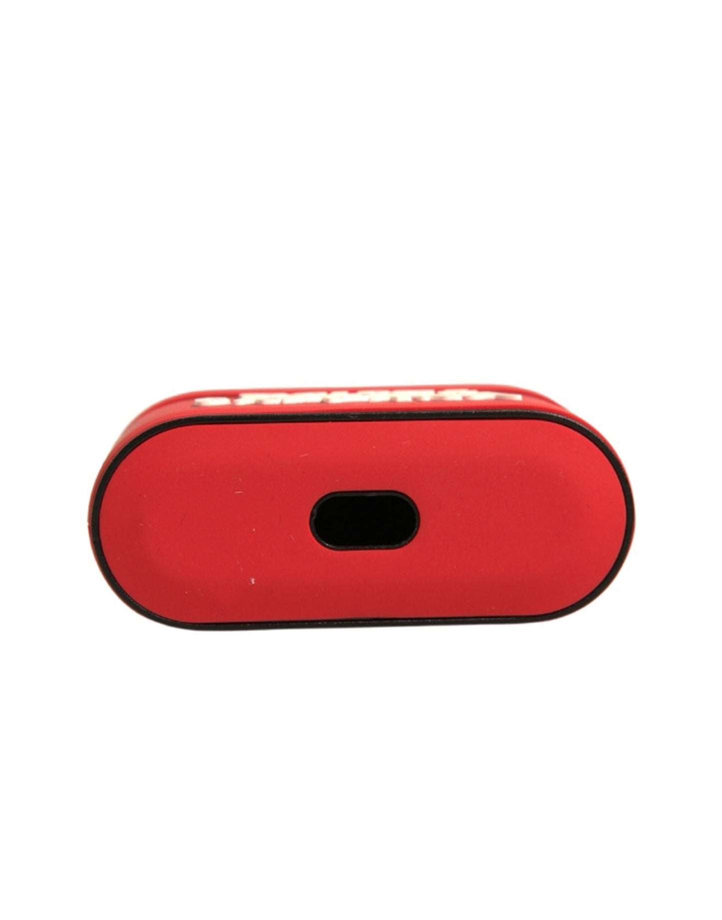 Dolce & Gabbana Rød PVC Præget Logo Plaque Holder til Airpods