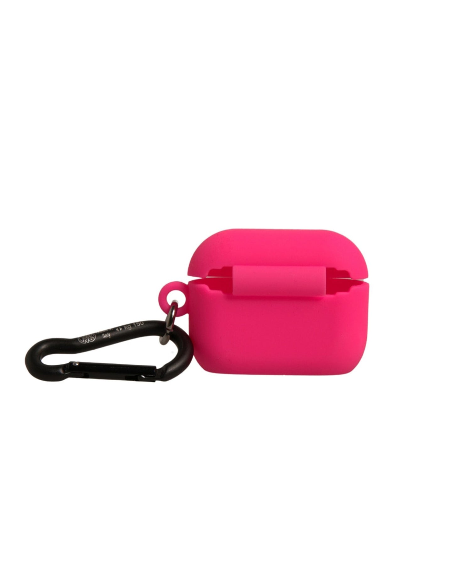 Dolce & Gabbana Pink Silikone Gummi Logo Præget Airpods Etui