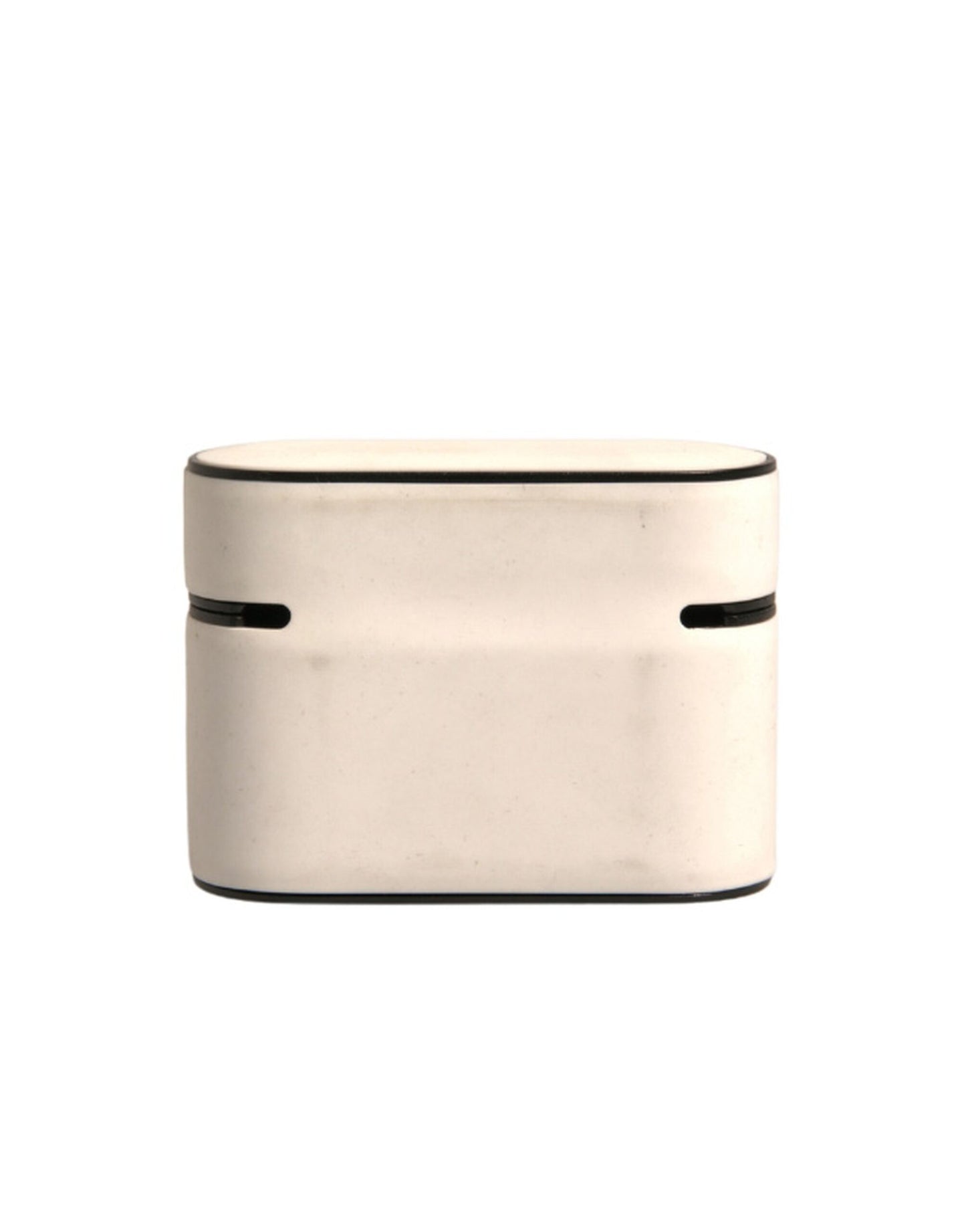 Dolce & Gabbana Hvid PVC Præget Logo Plaque Holder til Airpods