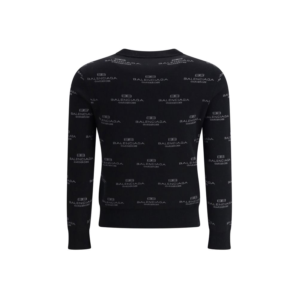Balenciaga sweater med heldækkende logo