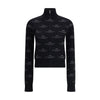 Balenciaga cardigan med heldækkende logo