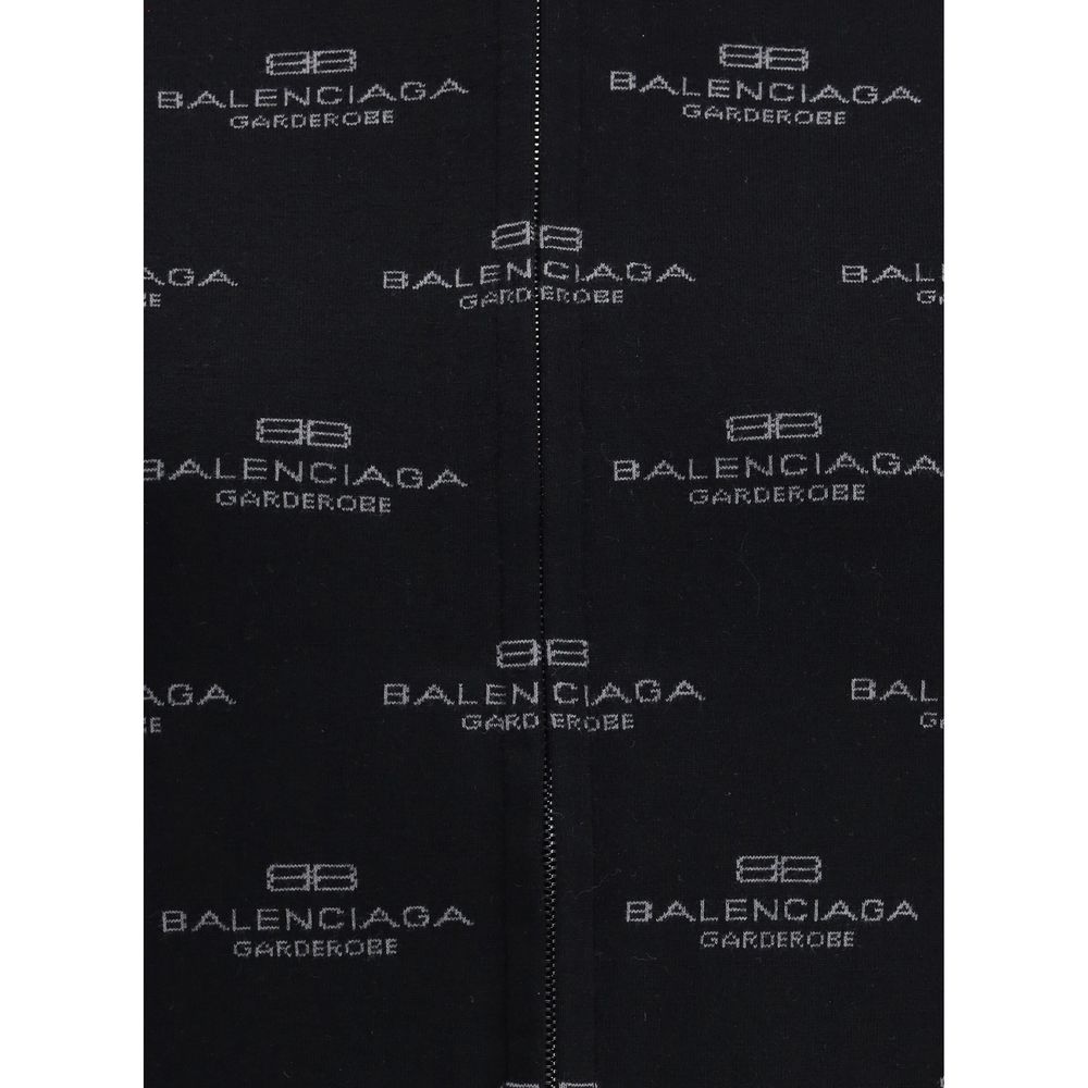 Balenciaga cardigan med heldækkende logo