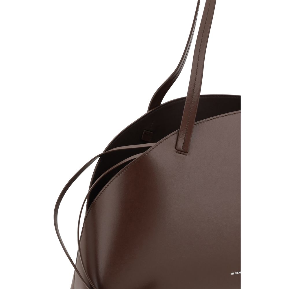 Jil Sander Curve-skuldertaske