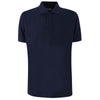 Yes Zee Blue Cotton Men Polo Shirt