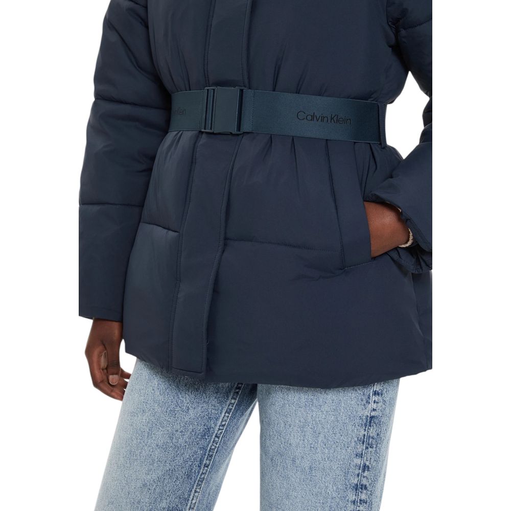 Calvin Klein Jeans Blå Nylon Jakker & Frakke