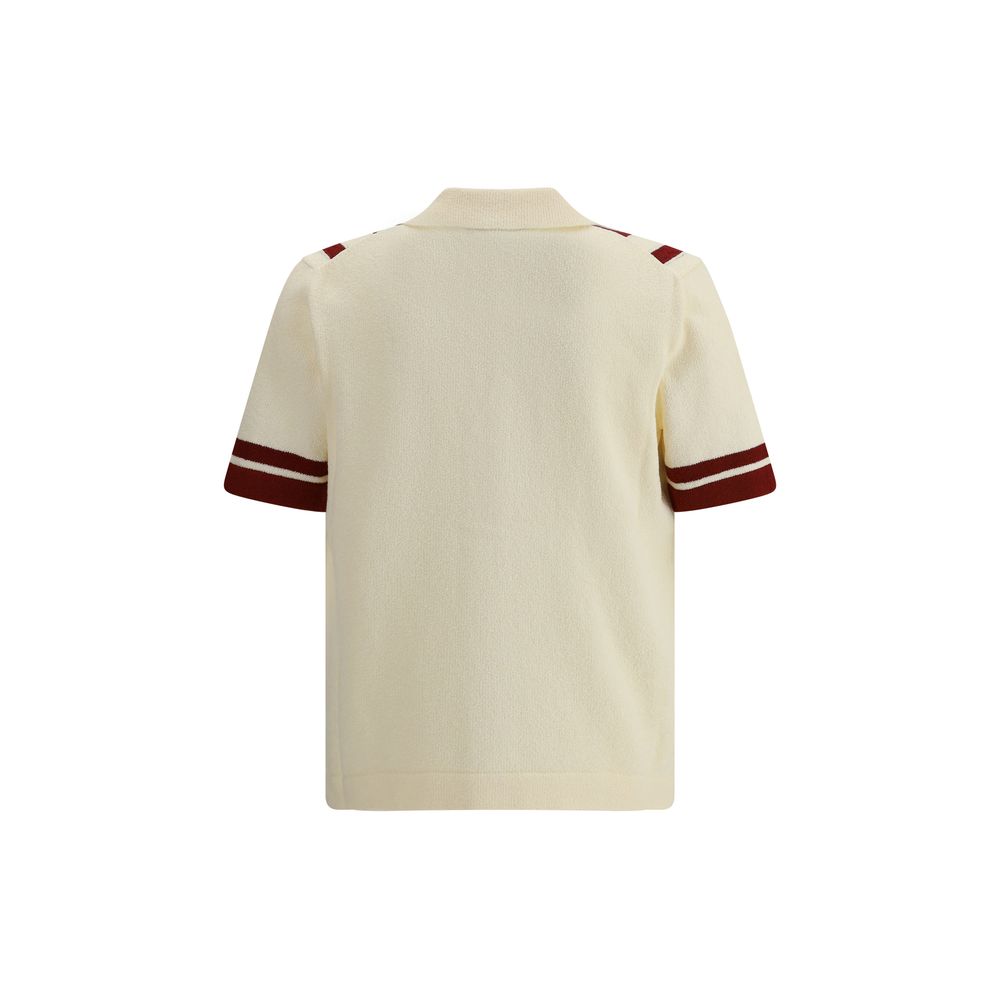 Dolce & Gabbana strikket bowlingskjorte