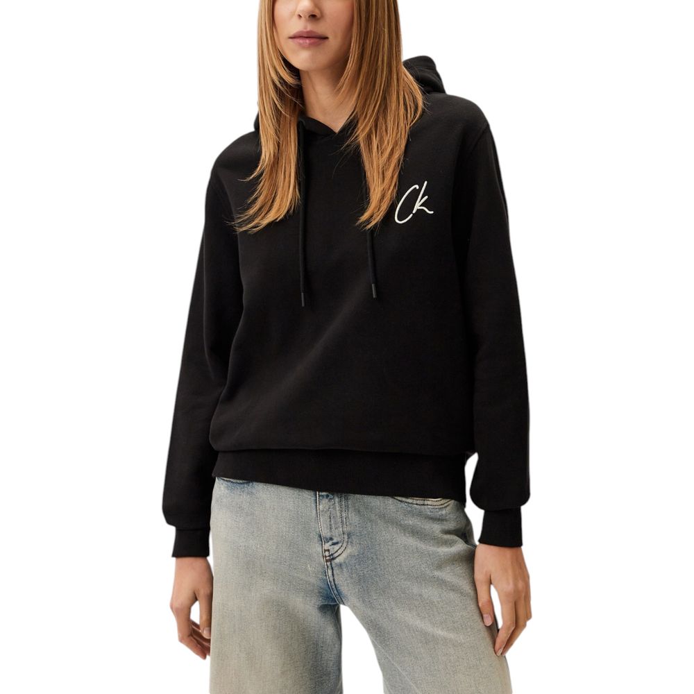 Calvin Klein Jeans Sort genbrugsbomuldssweater