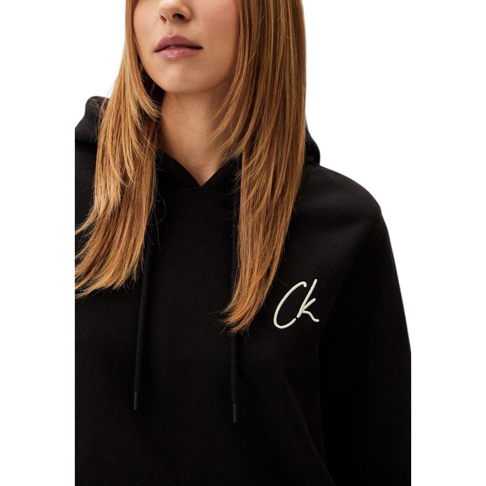 Calvin Klein Jeans Sort genbrugsbomuldssweater