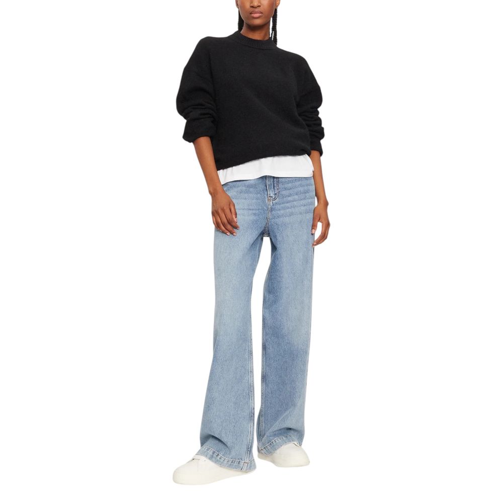 Calvin Klein Jeans Sort Polyestertrøje
