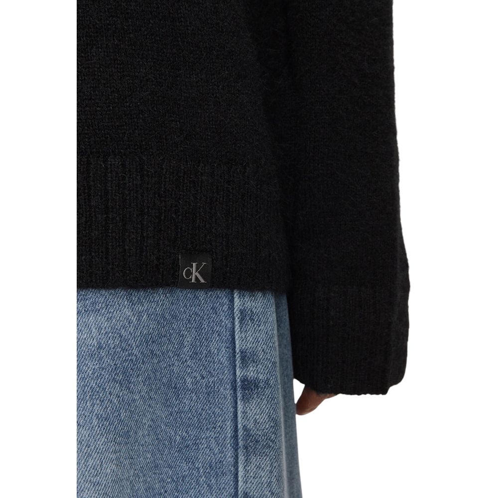 Calvin Klein Jeans Sort Polyestertrøje