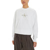 Calvin Klein Jeans Hvid Genbrugsbomuldssweater