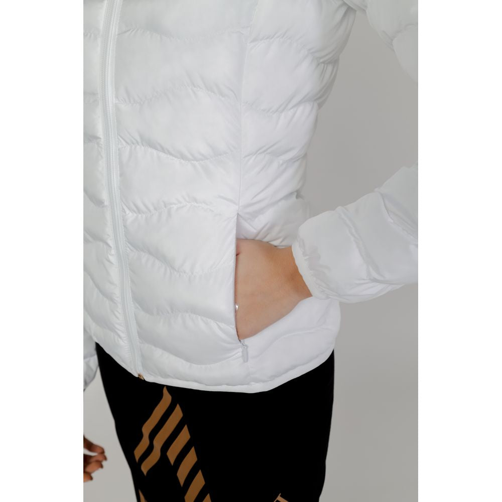 EA7 Emporio Armani Hvide Polyesterjakker & Frakker