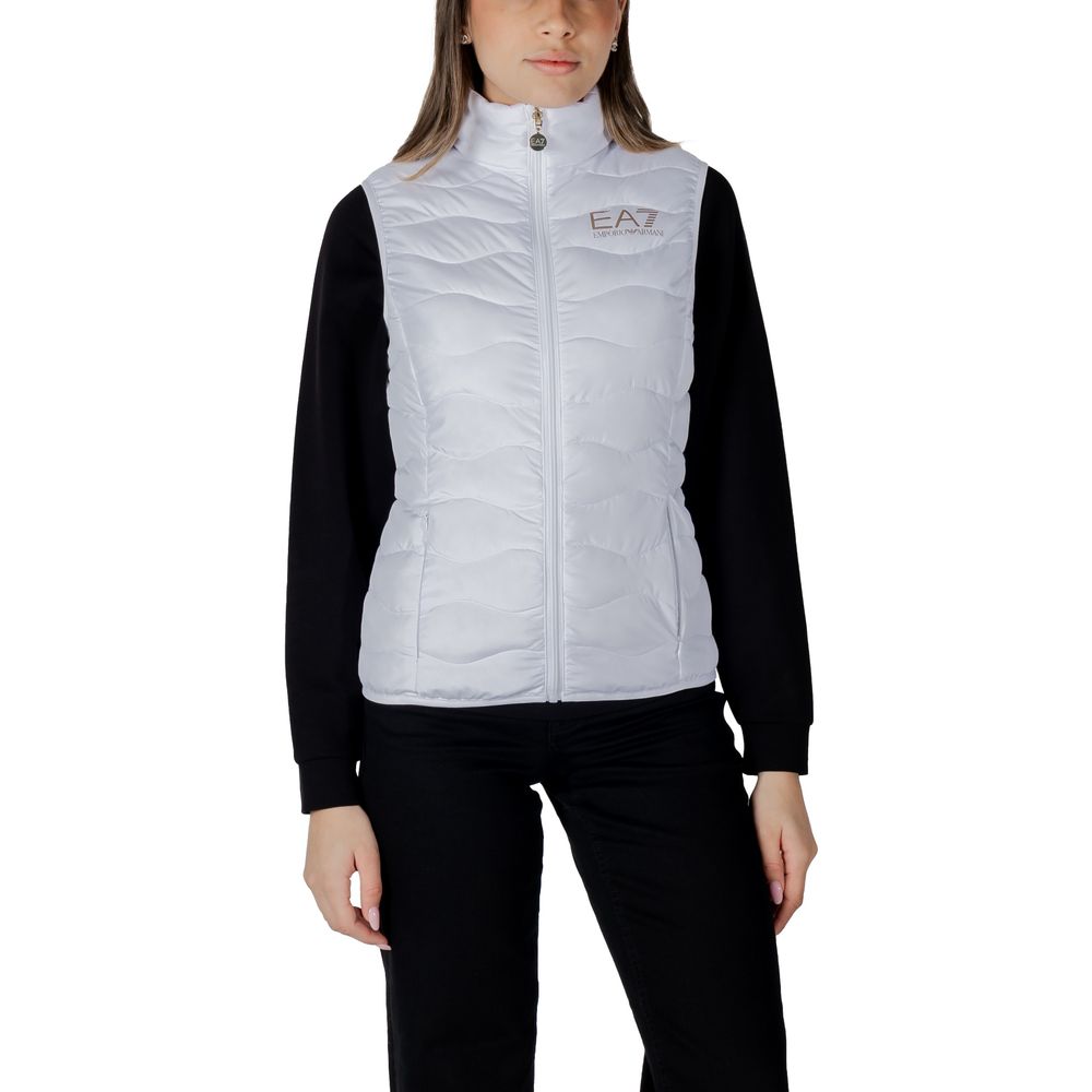 EA7 Emporio Armani Hvide Polyesterjakker & Frakker