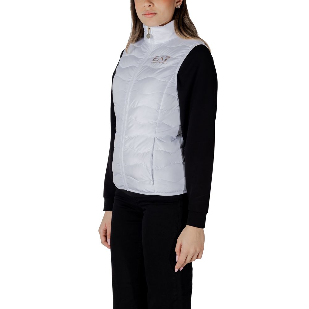 EA7 Emporio Armani Hvide Polyesterjakker & Frakker