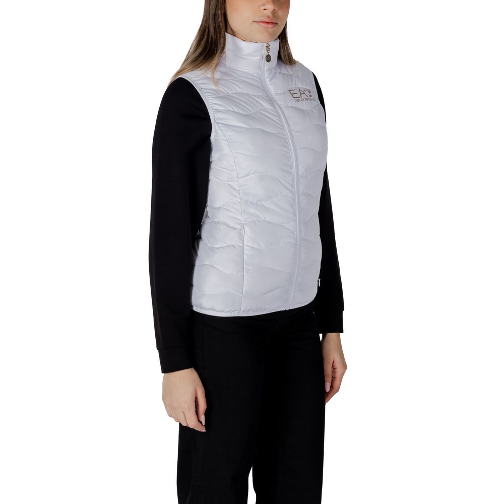 EA7 Emporio Armani Hvide Polyesterjakker & Frakker