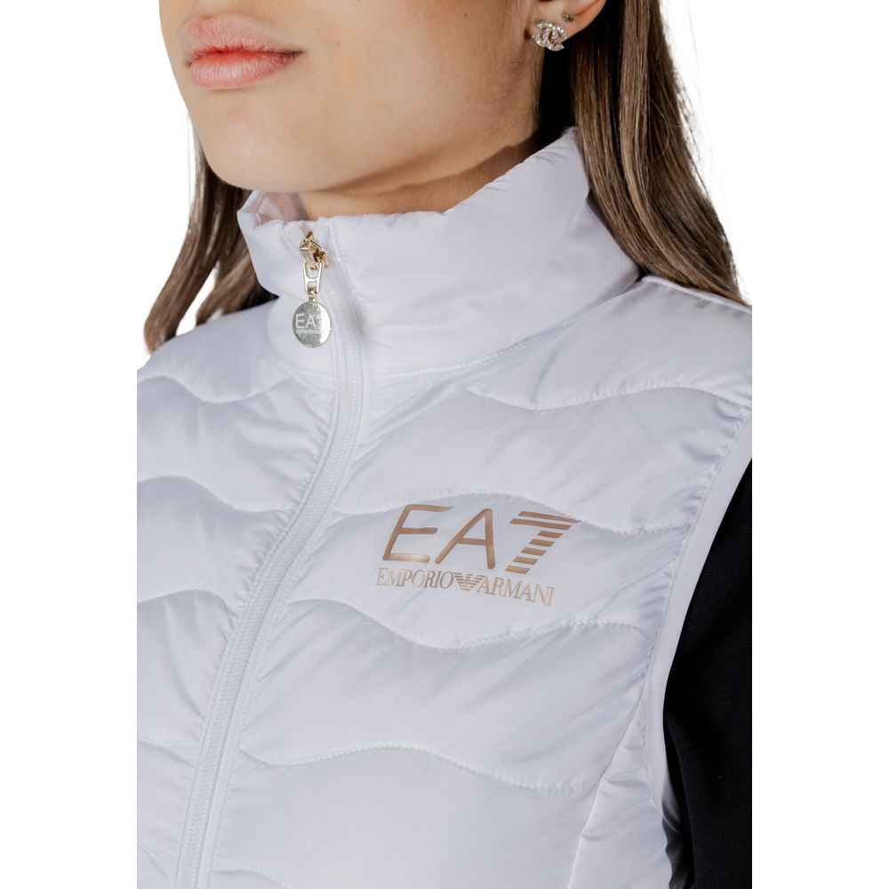 EA7 Emporio Armani Hvide Polyesterjakker & Frakker