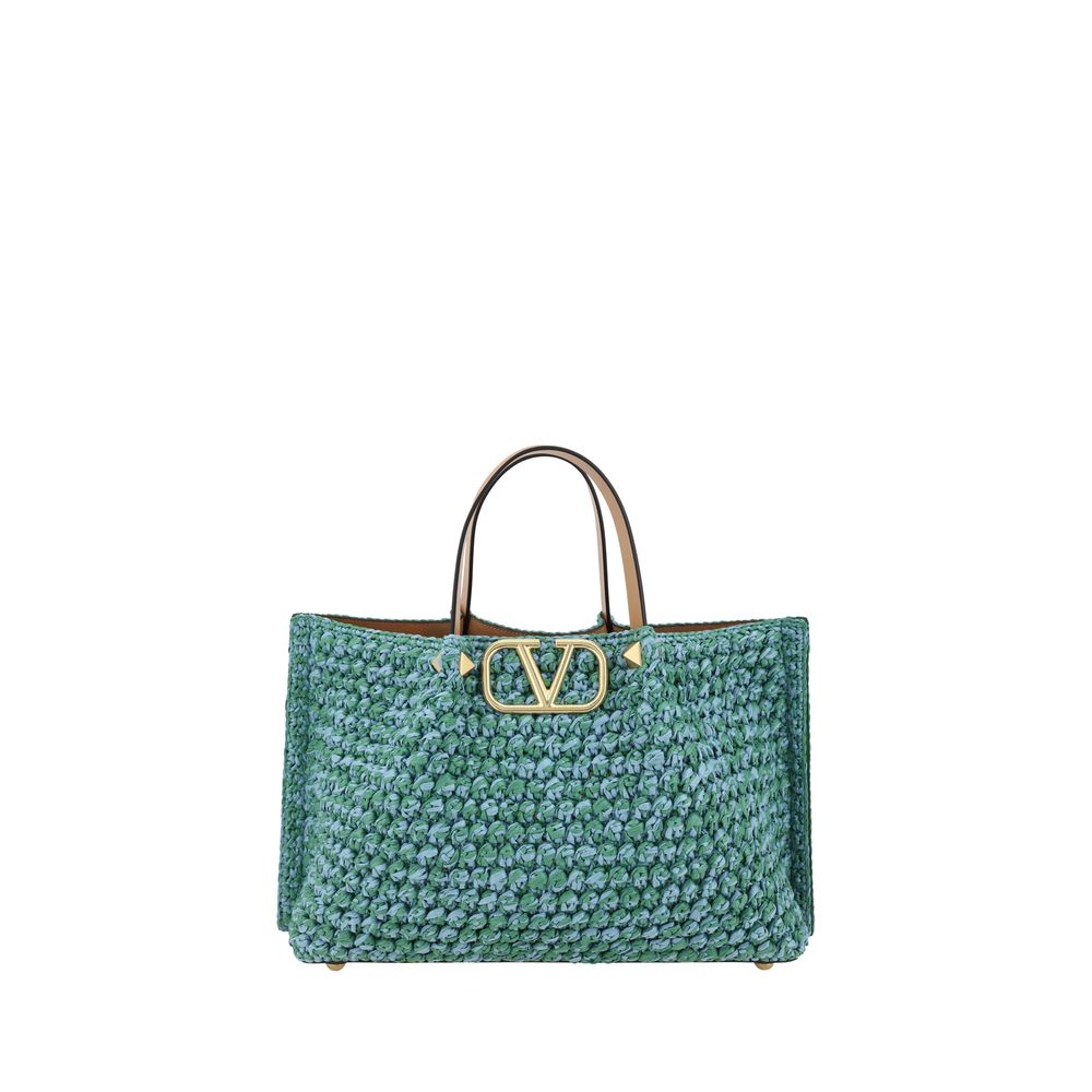 Valentino Garavani Raffia mulepose