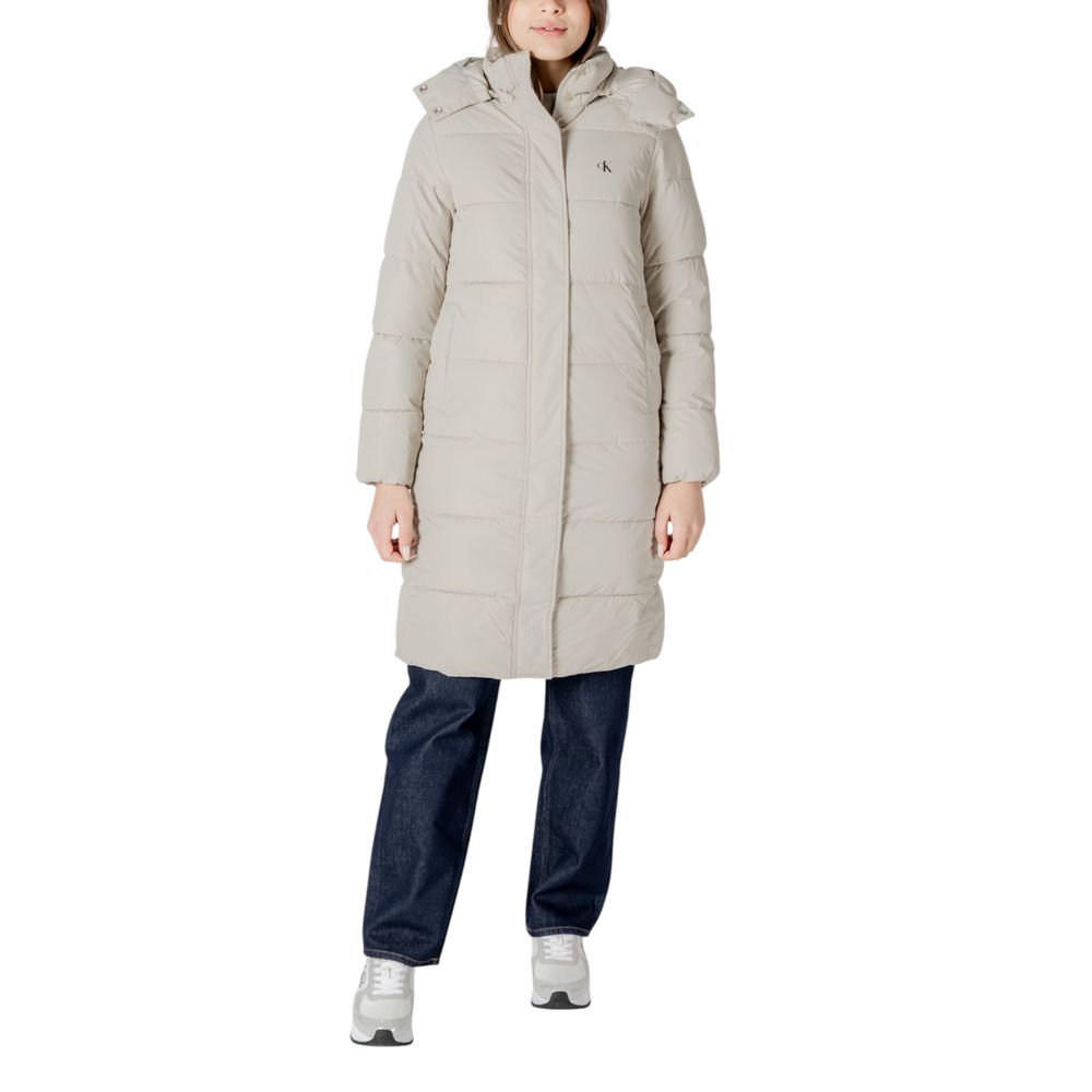 Calvin Klein Jeans Beige Polyesterjakker & Frakke