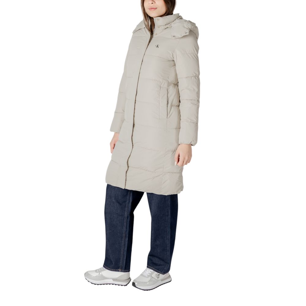 Calvin Klein Jeans Beige Polyesterjakker & Frakke