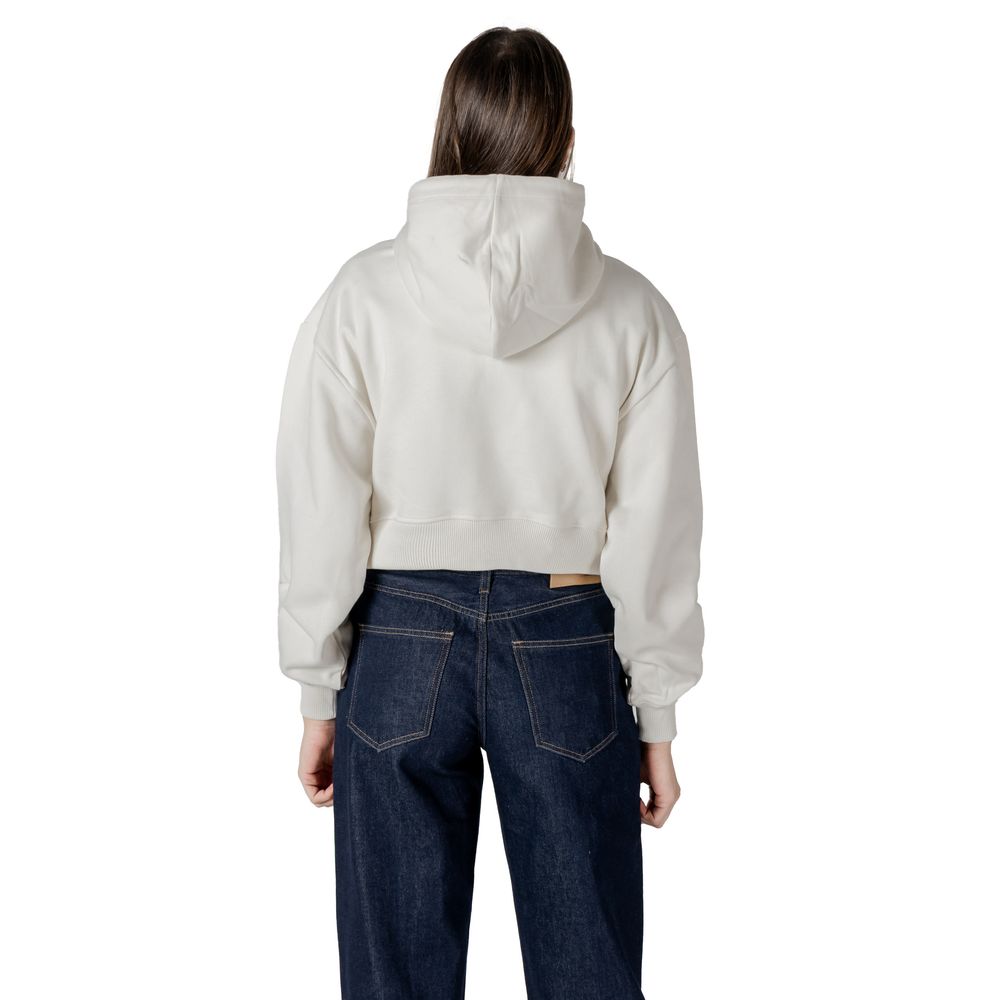 Calvin Klein Jeans Cremefarvet Bomuldssweater