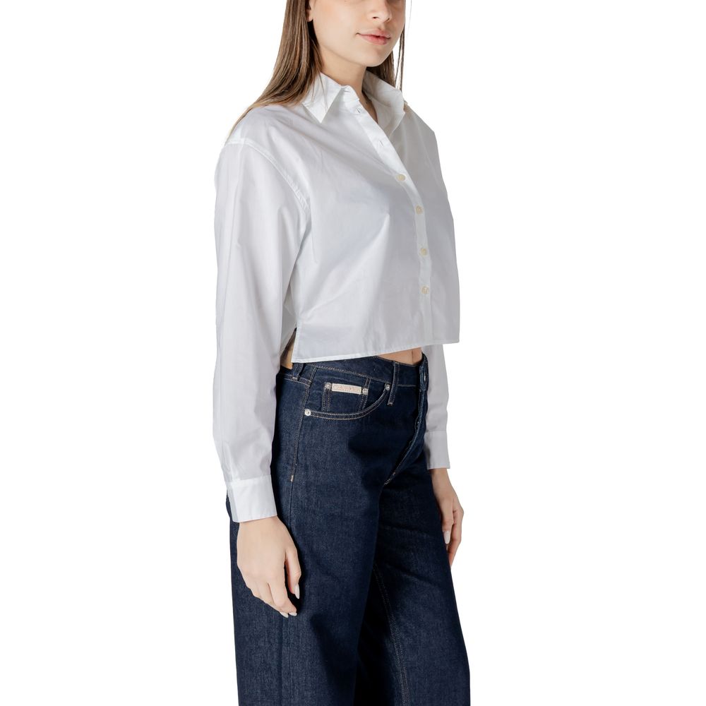 Calvin Klein Jeans Hvid Bomuldsskjorte