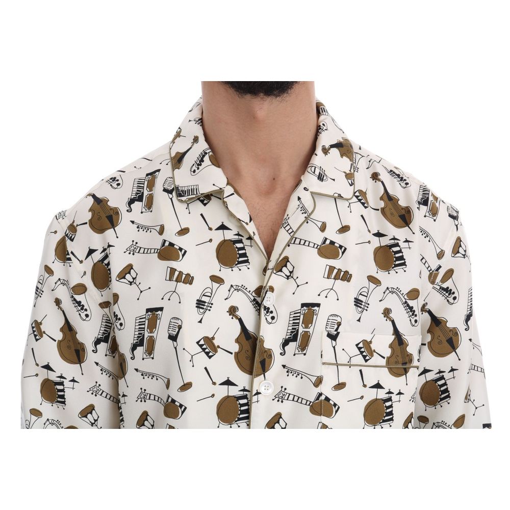 Dolce & Gabbana Flerfarvet Silkeskjorte