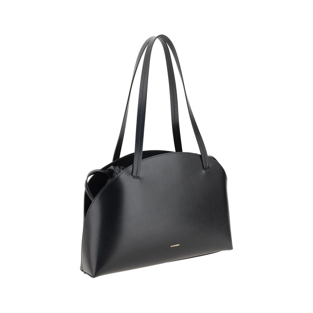 Jil Sander Curve-skuldertaske